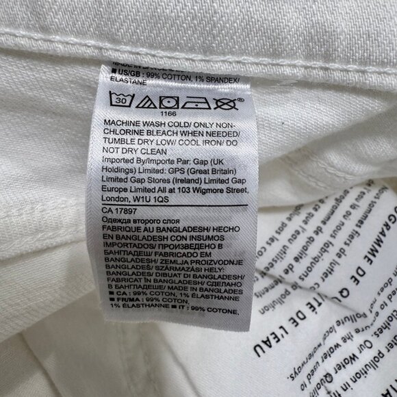 Banana Republic Straight White Ankle Jeans - Picture 11 of 11